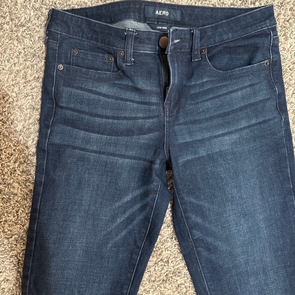 Aero Women's Dark Blue Jeans